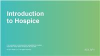 Introduction to Hospice