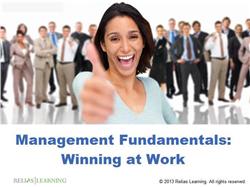 Fundamentals of Management: Winning at Work