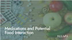 Medications and Potential Food Interaction