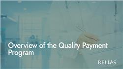 Overview of the Quality Payment Program