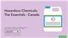 Hazardous Chemicals: The Essentials - Canada