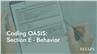 Coding OASIS: Section E - Behavior