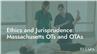 Ethics and Jurisprudence: Massachusetts OTs and OTAs