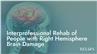 Interprofessional Rehab of People with Right Hemisphere Brain Damage