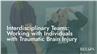 Interdisciplinary Teams: Working with Individuals with Traumatic Brain Injury