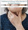 Treatment of Common Voice Disorders in the Adult Population